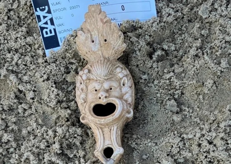 a unique oil lamp