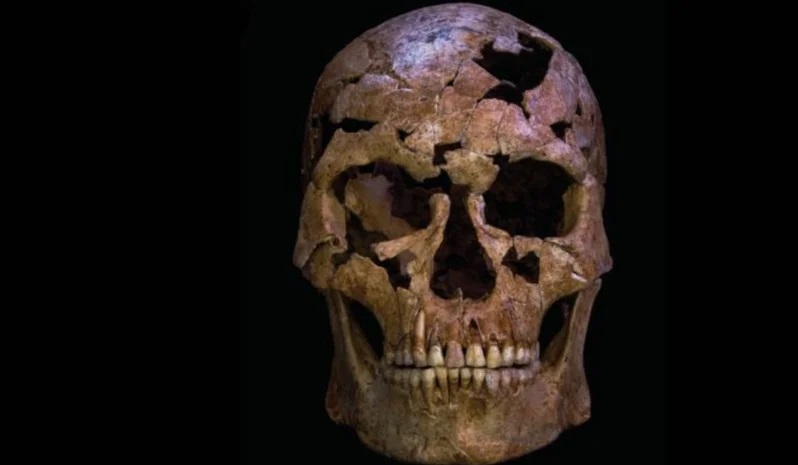 the bones of a man